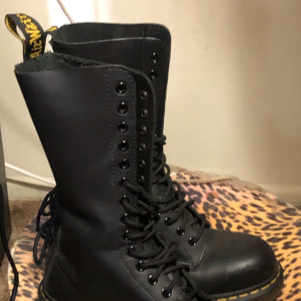 Doc Martin steel toe boots